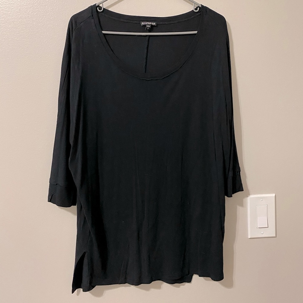 3/4 sleeve tunic style shirt